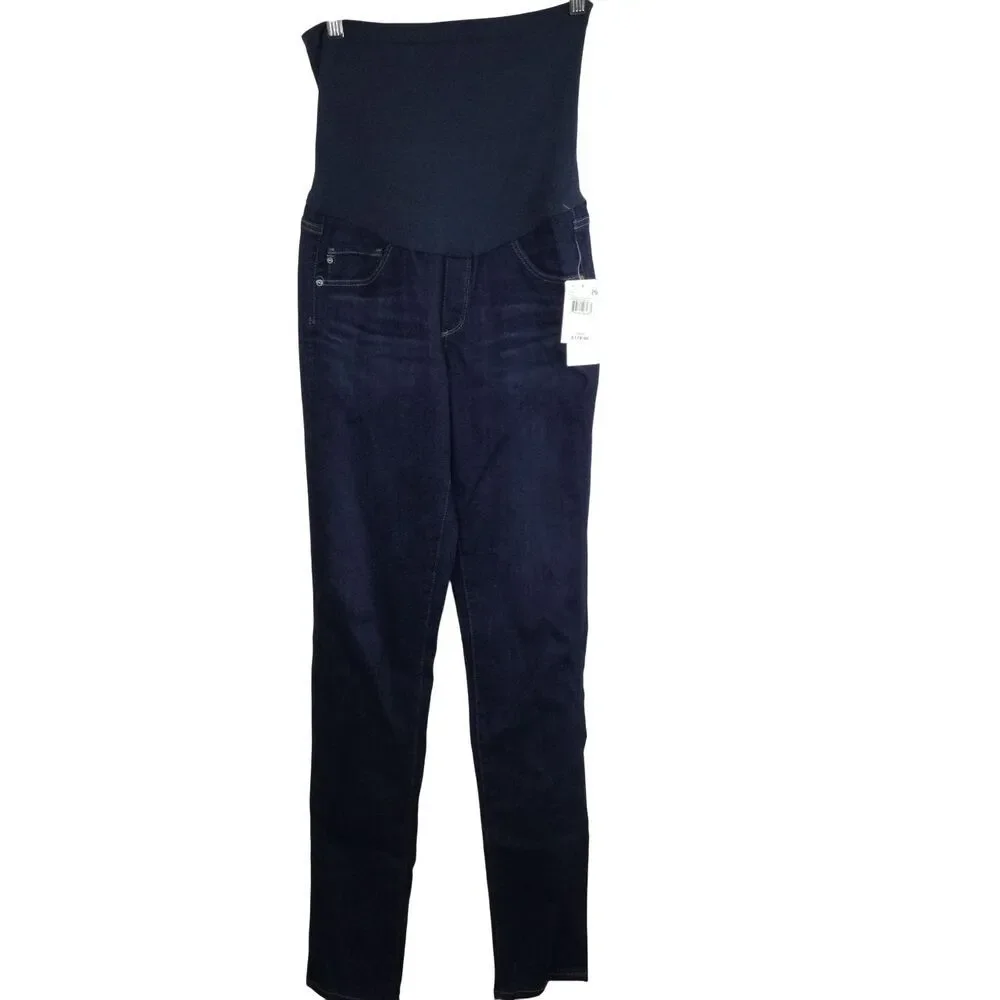 Adriano Goldschmied Womens Maternity Dark Wash Skinny Jeans Blue Sz 29R NWT